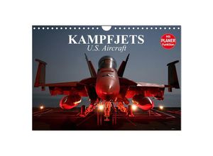 9783435530373 - Kampfjets US Aircraft (Wandkalender 2025 DIN A4 quer) CALVENDO Monatskalender