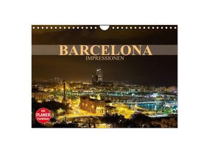 9783435532889 - Barcelona Impressionen (Wandkalender 2025 DIN A4 quer) CALVENDO Monatskalender