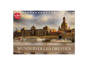 9783435533053 - WUNDERVOLLES DRESDEN (Tischkalender 2025 DIN A5 quer) CALVENDO Monatskalender