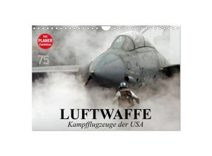 9783435535057 - Luftwaffe Kampfflugzeuge der USA (Wandkalender 2025 DIN A4 quer) CALVENDO Monatskalender