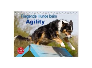 9783435535224 - Fliegende Hunde beim Agility (Tischkalender 2025 DIN A5 quer) CALVENDO Monatskalender