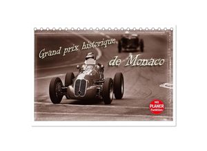 9783435535446 - Grand Prix historique de Monaco (Tischkalender 2025 DIN A5 quer) CALVENDO Monatskalender