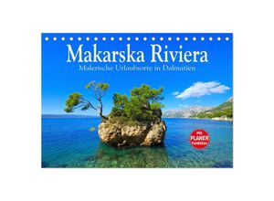 9783435536238 - Makarska Riviera - Malerische Urlaubsorte in Dalmatien (Tischkalender 2025 DIN A5 quer) CALVENDO Monatskalender