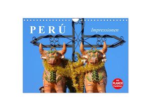 9783435537662 - Perú Impressionen (Wandkalender 2025 DIN A4 quer) CALVENDO Monatskalender