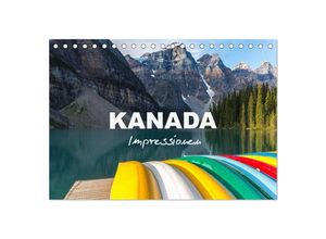 9783435538447 - Kanada - Impressionen (Tischkalender 2025 DIN A5 quer) CALVENDO Monatskalender