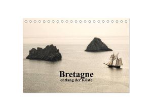 9783435538812 - Bretagne entlang der Küste (Tischkalender 2025 DIN A5 quer) CALVENDO Monatskalender