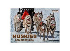 9783435584963 - Huskies - Schlittenhunde (Tischkalender 2025 DIN A5 quer) CALVENDO Monatskalender