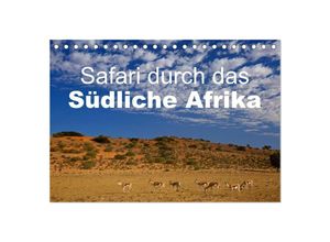 9783435585885 - Safari durch das Südliche Afrika (Tischkalender 2025 DIN A5 quer) CALVENDO Monatskalender