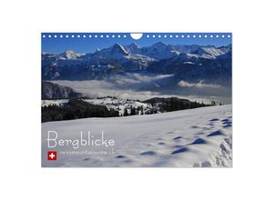 9783435586110 - Bergblicke - swissmountainviewch (Wandkalender 2025 DIN A4 quer) CALVENDO Monatskalender