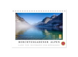 9783435586141 - Berchtesgadener Alpen - Land von Watzmann und Königssee (Tischkalender 2025 DIN A5 quer) CALVENDO Monatskalender