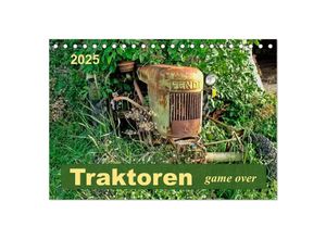 9783435587377 - Traktoren - game over (Tischkalender 2025 DIN A5 quer) CALVENDO Monatskalender