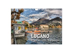 9783435588398 - Lugano - Perle im Tessin (Wandkalender 2025 DIN A4 quer) CALVENDO Monatskalender