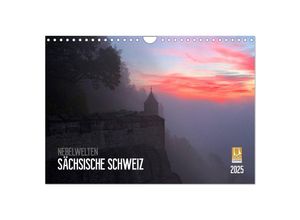 9783435589401 - Nebelwelten Sächsische Schweiz (Wandkalender 2025 DIN A4 quer) CALVENDO Monatskalender