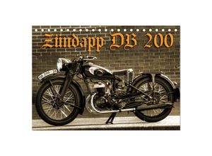 9783435589722 - Zündapp DB 200 (Tischkalender 2025 DIN A5 quer) CALVENDO Monatskalender