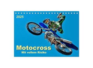 9783435590018 - Motocross - mit vollem Risiko (Tischkalender 2025 DIN A5 quer) CALVENDO Monatskalender