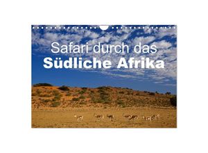 9783435591107 - Safari durch das Südliche Afrika (Wandkalender 2025 DIN A4 quer) CALVENDO Monatskalender