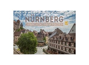 9783435591138 - NÜRNBERG Historisches Stadtherz (Tischkalender 2025 DIN A5 quer) CALVENDO Monatskalender