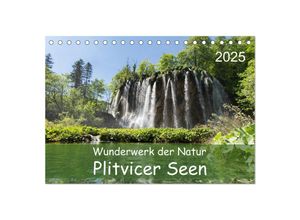 9783435591176 - Wunderwerk der Natur Plitvicer Seen (Tischkalender 2025 DIN A5 quer) CALVENDO Monatskalender