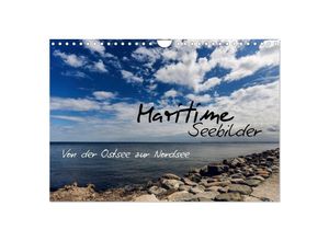 9783435591268 - Maritime Seebilder - Von der Ostsee zur Nordsee (Wandkalender 2025 DIN A4 quer) CALVENDO Monatskalender