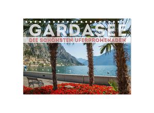 9783435593392 - GARDASEE Die schönsten Uferpromenaden (Tischkalender 2025 DIN A5 quer) CALVENDO Monatskalender