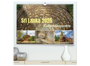 9783435593866 - Sri Lanka 2025 Kulturhöhepunkte (hochwertiger Premium Wandkalender 2025 DIN A2 quer) Kunstdruck in Hochglanz