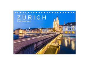 9783435594429 - Z Ü R I C H Impressionen (Tischkalender 2025 DIN A5 quer) CALVENDO Monatskalender