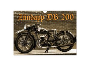 9783435596607 - Zündapp DB 200 (Wandkalender 2025 DIN A4 quer) CALVENDO Monatskalender