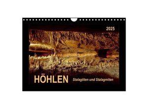 9783435596904 - Höhlen Stalaktiten und Stalagmiten (Wandkalender 2025 DIN A4 quer) CALVENDO Monatskalender