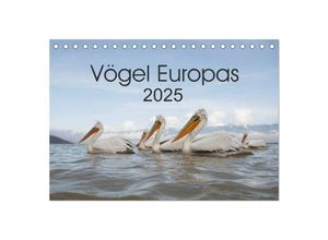 9783435596911 - Vögel Europas 2025 (Tischkalender 2025 DIN A5 quer) CALVENDO Monatskalender