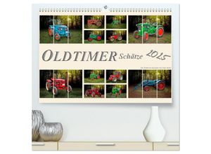 9783435597918 - Oldtimer Schätze Ein Traktoren-Kalender (hochwertiger Premium Wandkalender 2025 DIN A2 quer) Kunstdruck in Hochglanz