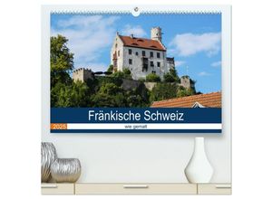 9783435599370 - Fränkische Schweiz wie gemalt (hochwertiger Premium Wandkalender 2025 DIN A2 quer) Kunstdruck in Hochglanz