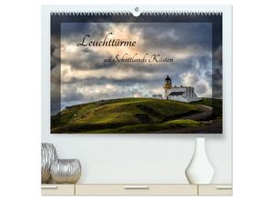 9783435599486 - Leuchttürme an Schottlands Küsten (hochwertiger Premium Wandkalender 2025 DIN A2 quer) Kunstdruck in Hochglanz