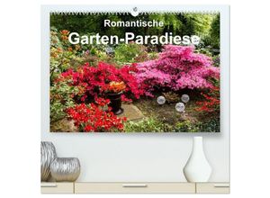 9783435599509 - Romantische Garten-Paradiese (hochwertiger Premium Wandkalender 2025 DIN A2 quer) Kunstdruck in Hochglanz