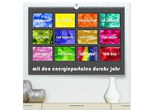 9783435600120 - mit den energieportalen durchs jahr (hochwertiger Premium Wandkalender 2025 DIN A2 quer) Kunstdruck in Hochglanz