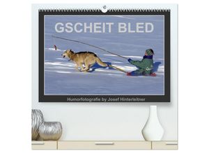 9783435602261 - GSCHEIT BLED - Humorfotografie (hochwertiger Premium Wandkalender 2025 DIN A2 quer) Kunstdruck in Hochglanz