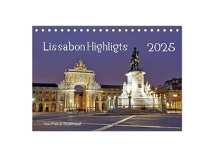 9783435603336 - Lissabon Highlights von Petrus Bodenstaff (Tischkalender 2025 DIN A5 quer) CALVENDO Monatskalender