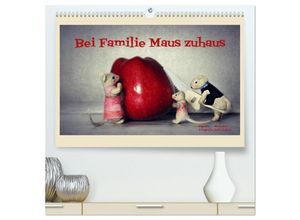 9783435603848 - Bei Familie Maus zuhaus (hochwertiger Premium Wandkalender 2025 DIN A2 quer) Kunstdruck in Hochglanz