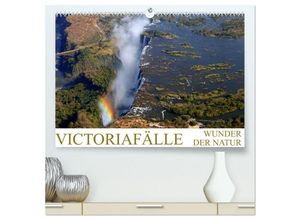 9783435603886 - VICTORIAFÄLLE Wunder der Natur (hochwertiger Premium Wandkalender 2025 DIN A2 quer) Kunstdruck in Hochglanz