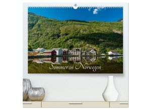 9783435603930 - Sommer in Norwegen (hochwertiger Premium Wandkalender 2025 DIN A2 quer) Kunstdruck in Hochglanz