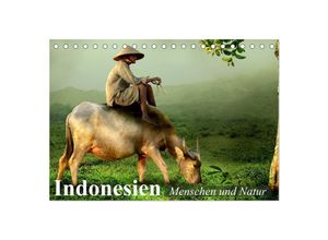 9783435605194 - Indonesien Menschen und Natur (Tischkalender 2025 DIN A5 quer) CALVENDO Monatskalender