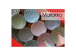 9783435606337 - Marokko in Farbe (Tischkalender 2025 DIN A5 quer) CALVENDO Monatskalender