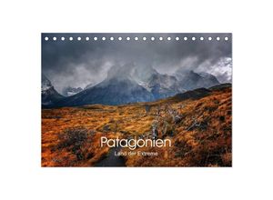 9783435607150 - Patagonien-Land der Extreme (Tischkalender 2025 DIN A5 quer) CALVENDO Monatskalender