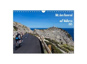 9783435607860 - Mit dem Rennrad auf Mallorca (Wandkalender 2025 DIN A4 quer) CALVENDO Monatskalender