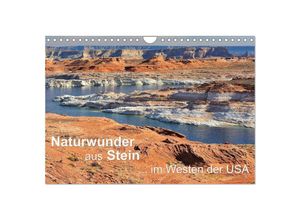 9783435608447 - Naturwunder aus Stein im Westen der USA (Wandkalender 2025 DIN A4 quer) CALVENDO Monatskalender