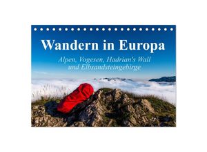 9783435608485 - Wandern in Europa (Tischkalender 2025 DIN A5 quer) CALVENDO Monatskalender