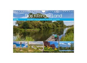 9783435608508 - Das Kitzinger Land - Wandern und Radfahren mit Kunst und Kultur (Wandkalender 2025 DIN A4 quer) CALVENDO Monatskalender