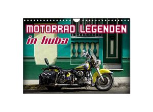 9783435610112 - Motorrad Legenden in Kuba (Wandkalender 2025 DIN A4 quer) CALVENDO Monatskalender