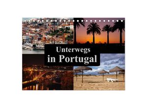 9783435611638 - Unterwegs in Portugal (Tischkalender 2025 DIN A5 quer) CALVENDO Monatskalender