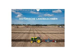 9783435612086 - Historische Landmaschinen (Wandkalender 2025 DIN A4 quer) CALVENDO Monatskalender