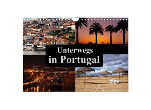 9783435612598 - Unterwegs in Portugal (Wandkalender 2025 DIN A4 quer) CALVENDO Monatskalender